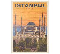 Turkey: Istanbul, Vintage Poster - Premium 500 pieces Puzzle - MyPuzzle special collection from Anderson Design Group