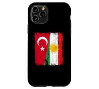 Turkey Kurdistan Half Flag Turkish Kurdish Heritage Jersey Case for iPhone 11 Pro
