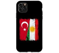 Turkey Kurdistan Half Flag Turkish Kurdish Heritage Jersey Case for iPhone 11 Pro Max