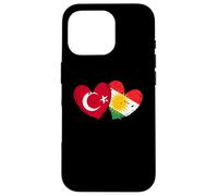 Turkey Kurdistan Heart Flag Turkish Kurdish Pride Case for iPhone 16 Pro