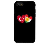 Turkey Kurdistan Heart Flag Turkish Kurdish Pride Case for iPhone SE (2020) / 7/8