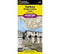 Turkey Mediterranean Coast Adventure Map by National Geographic - Waterproof Travel Map with Beaches, Ancient Ruins & Hiking Trails - Foldable Map for ... Map (National Geographic Adventure Map)