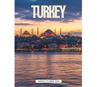Turkey Monthly Planner 2026: Calendar Pages with Task Sections, Notes Space and Marked International Holidays