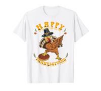 Turkey Pecan Pie Happy Thanksgiving Turkey Women Value Graphic T-Shirt