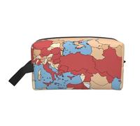 Turkey Regional Map Print Toiletry Bag for Men Travel Toiletry Bag, Spacious Capacity Cosmetic Bag for Women