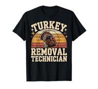 Turkey Removal Technician Hunter Gobbler Design T-Shirt