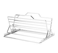 Turkey Roaster Stand - Baking Rack for Roasting Chicken | Premium Stainless Steel with Heat Resistant Design, Easy Lift Handles, Ideal for Oven Broiler Cooking Kitchen Prep