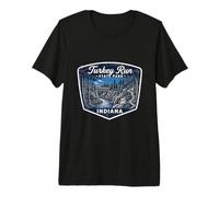 Turkey Run State Park Indiana Outdoor Nature Hiking Camping Premium T-Shirt