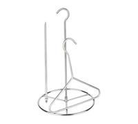Turkey Stand | Stainless Steel Vertical Roaster Holder | Turkey Fryer Stand Kit with Lifter Hook | for Outdoor Thanksgiving Day Party Camping Family Gathering Holiday Meal Preparation