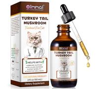 Turkey Tail Mushroom for Cats - Critical Immune Defense Cats, Turkey Tail Mushroom Liquid Extract for Immune & Digestive Drops for Pet, with 5X Mushrooms, Turmeric & Probiotic