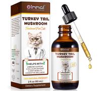 Turkey Tail Mushroom for Cats - Critical Immune Defense Cats, Turkey Tail Mushroom Liquid Extract for Immune & Digestive Drops for Pet, with