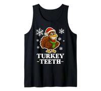 Turkey Teeth Funny Christmas Dentistry Dentist Tank Top