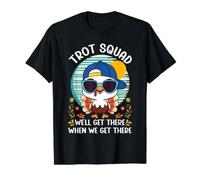 Turkey Trot Squad Funny Thanksgiving Running Costume Autumn Value Graphic T-Shirt, Men, Black, M