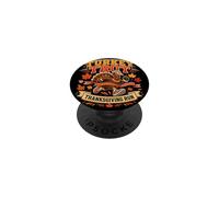 Turkey Trot Thanksgiving Run Runner Mascot Fall Graphic PopSockets Adhesive PopGrip