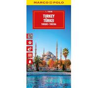 Turkey / Türkiye Marco Polo Map: Straßenkarte und Autokarte mit sehenswerten Strecken, Highlights und digitaler Erweiterung