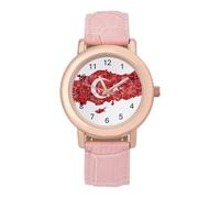 Turkey Turkish Flag Cute Watches for Women Fashion Paint Adjustable Wrist Watch Work Workout