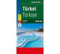 Turkey (Turkiye) Road Map - 1:800000 scale