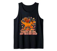 Turkeys are Cool But This is How I Roll Funny Thanksgiving Tank Top