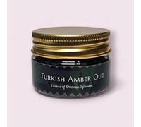 Turkish Amber Oud Bakhoor 35g - Premium Handmade Exotic Incense | Rich Home Fragrance for Relaxation, Meditation & Aromatherapy | Luxurious Scent for a Calm, Inviting Atmosphere