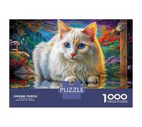Turkish Angora 1000 Piece Impossible Puzzle for Adults - Challenging Jigsaw Puzzles, Family Activity & Game Gift 70x50cm/1000pcs