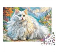 Turkish Angora 1000 Piece Impossible Puzzle for Adults - Challenging Jigsaw Puzzles, Family Activity & Game Gift 70x50cm/1000pcs
