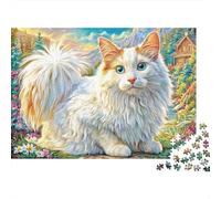 Turkish Angora 1000 Piece Impossible Puzzle for Adults - Challenging Jigsaw Puzzles, Family Activity & Game Gift 38x26cm/1000pcs
