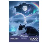 Turkish Angora 1000 Piece Puzzle Beautiful Decoration Puzzle Pet Cat Fun Present & Activity for Home70x50cm/1000pcs