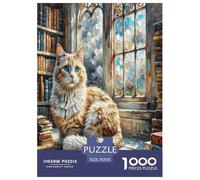 TURKISH ANGORA 1000 Pieces Animal Jigsaw Puzzles with Paper Art Creativity & Gift Giving for Enthusiasts Stunning Puzzle 70x50cm/1000pcs