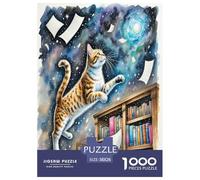 TURKISH ANGORA 1000 Pieces Animal Jigsaw Puzzles with Paper Art Home Decors Adult Educational Games 38x26cm/1000pcs