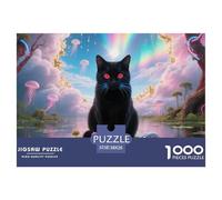 Turkish Angora 1000 Pieces for Adults Jigsaw Puzzles Educational Games Pet Cat Colourful,Fun,Challenging And Brainteasing Gifts for Men38x26cm/1000pcs