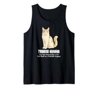 Turkish Angora Cat Humor I'm Staff to a Turkish Angora Tank Top