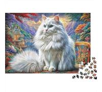 Turkish Angora Jigsaw Puzzle 1000-Piece for Adults & Kids, Challenging Home Decoration Gift 70x50cm/1000pcs