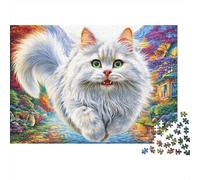 Turkish Angora Jigsaw Puzzle 1000-Piece for Adults & Kids, Challenging Home Decoration Gift 70x50cm/1000pcs