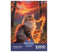 Turkish Angora Jigsaw Puzzle Cute Animals Adult And Children 1000 Jigsaws Educational Games Home Decoration Rainy Days Fun Activities Birthday Jumbo for Boys And Girls 70x50cm/1000pcs