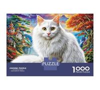 Turkish Angora Jigsaw Puzzle for Adults And Teenagers, Impossible 1000 Piece Puzzle,Family Fun Activity, Challenging Puzzle Game 70x50cm/1000pcs