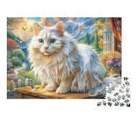 Turkish Angora Jigsaw Puzzle for Adults And Teenagers, Impossible 1000 Piece Puzzle,Family Fun Activity, Challenging Puzzle Game 70x50cm/1000pcs