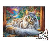 Turkish Angora Jigsaw Puzzles for Adults Kids. 1000 Pieces Impossible Puzzle Challenge Toy 70x50cm/1000pcs