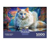 Turkish Angora Puzzle 1000 Pcs Impossible Jigsaw Puzzle, Challenge Puzzle for Adults & for Age 14 And Up 70x50cm/1000pcs