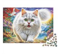 Turkish Angora Puzzle 1000 Pcs Impossible Jigsaw Puzzle, Challenge Puzzle for Adults & for Age 14 And Up 70x50cm/1000pcs