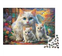 Turkish Angora Puzzle 1000-Piece for Adults And Kids, Difficult Jigsaw Puzzle, Challenging & Relaxing Gift 70x50cm/1000pcs