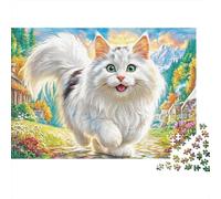 Turkish Angora Puzzle 1000 Piece, Impossible Jigsaw Puzzles for Adults, Puzzle Family Activity Puzzles 70x50cm/1000pcs