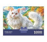 Turkish Angora Puzzle 1000 Piece, Jigsaw Puzzle Challenge Eco-friendly Paper Puzzle for Adults & for Age 14 And Up 70x50cm/1000pcs