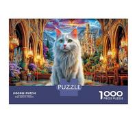 Turkish Angora Puzzles 1000 Piece. Impossible Puzzles Challenge Toy for Adults& Kids Age 14 Years Up 70x50cm/1000pcs
