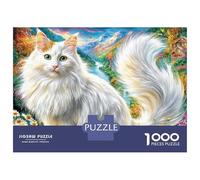 Turkish Angora Puzzles 1000 Piece. Puzzle Impossible, Puzzle Family Activity Puzzles Game 70x50cm/1000pcs