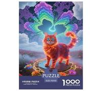 Turkish Angora Puzzles 1000 Pieces for Adults Educational Games Pet Cat Colourful,Fun,Challenging And Brainteasing Adults Jigsaw Puzzle Gifts for Men70x50cm/1000pcs