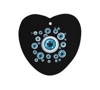 Turkish Blue Evil Eyes Car Air Freshener Decorative Hanging Aromatherapy Tablets for Car Trucks Love form