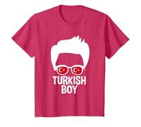 Turkish Boy Silhouette Turkish Flag Pride Sunglasses Men T-Shirt
