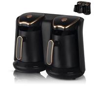Turkish Coffee Maker, Electric 1200W Machine for 8 Cups, Portable Hot Beverage Maker with Anti-Overflow and Anti-Dry Burn Technology