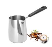 Turkish Coffee Pot, Milk Butter Warmer Pot Handmade Milk Warmer for Coffee Greek Coffee Pot Stovetop Chocolate Melting Pot Turkish Warmer Coffee Pot(350ML)