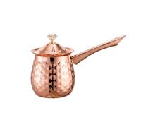 Turkish Coffee Pot Stainless Steel Handle Milk Coffee Preparation Cup Coffee Boiler With Spout Universal Butter And Milk Warmer For Home,Pink,200 ml